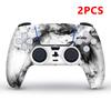 2 шт. Наклейка на кожу Виниловая наклейка Для геймпада PS5 Для консоли PS5/Pro/Slim Защитный чехол Для аксессуаров PS5