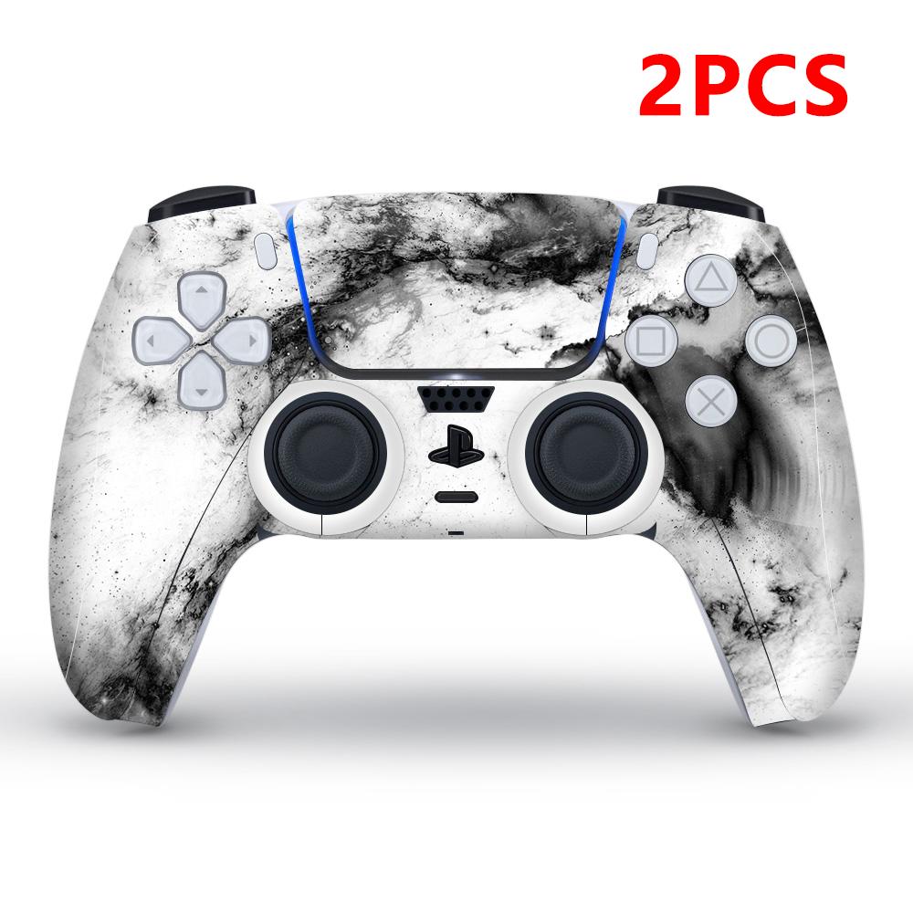 2 шт. Наклейка на кожу Виниловая наклейка Для геймпада PS5 Для консоли PS5/Pro/Slim Защитный чехол Для аксессуаров PS5