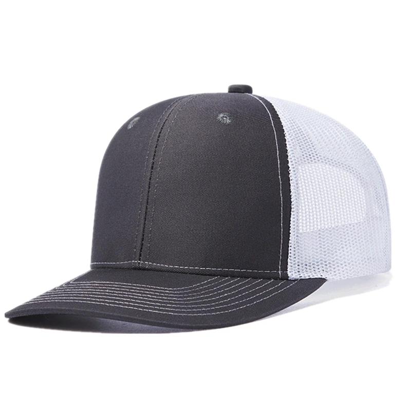 For Men & Women Gender Neutral Two Tone Cap Curved Brim Style Trucker Hat Men & Women Casual Outdoor Air Permeable Ventilated Summer Cap