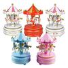 Карусель Музыкальная Шкатулка Торт Декоративное Украшение Детский Подарок На День Рождения Игрушки Романтическое Украшение На Рабочем Столе Рождественский Декор Для Дома