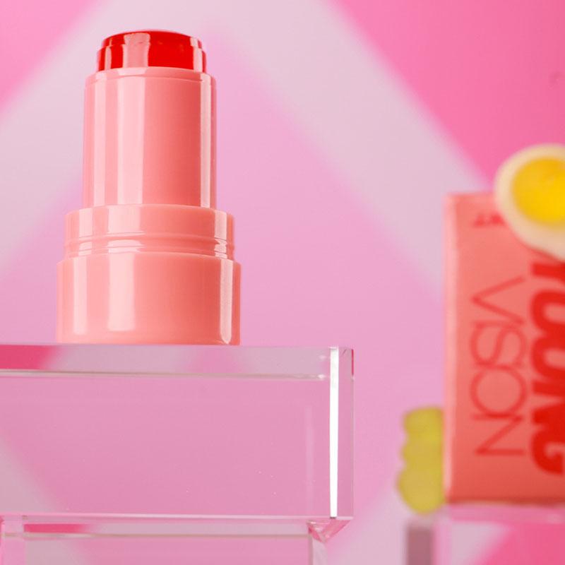 4-цветные желейные румяна Lazy Contour, стойкий цвет, увлажняющие мерцающие румяна, макияж для лица