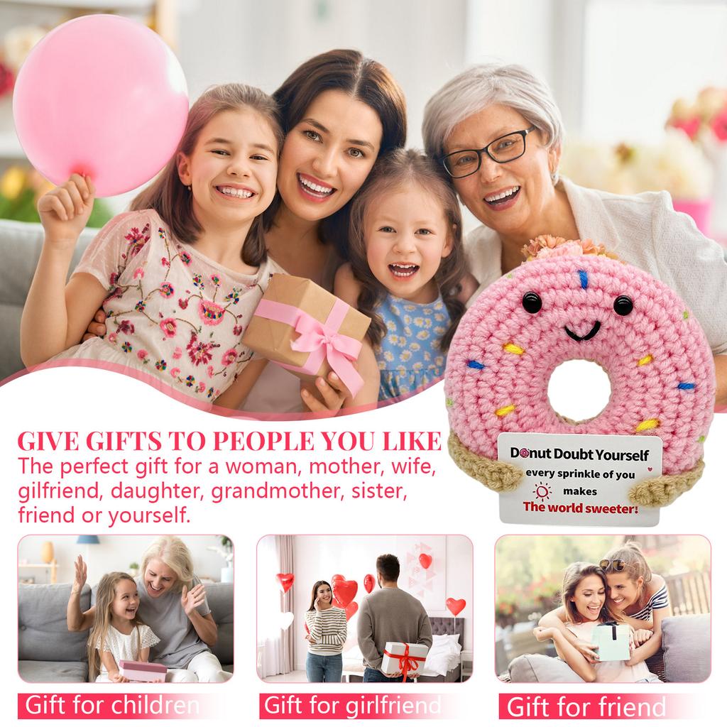 Doll Potted Knitted Wool Crocheted Gift For Support