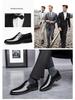 Оригинальные мужские удобные кожаные свадебные туфли Dragonfly, мягкая коровья кожа, легкие, увеличивающие рост, повседневный стиль.