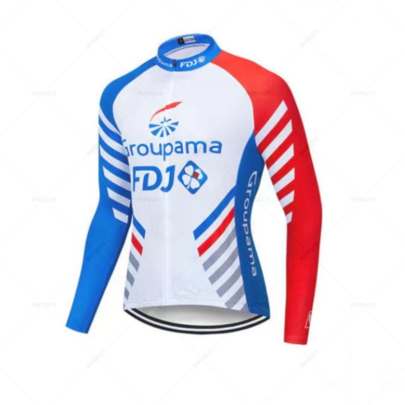 2026 Осень Дышащий Велосипедный Костюм Комплект Профессиональная Командная Велосипедная Майка19D Велосипедные Шорты с Подтяжками MTB Форма Велосипедная Одежда Быстросохнущая Велосипедная Одежда Мужская Длинная Велосипедная Одежда