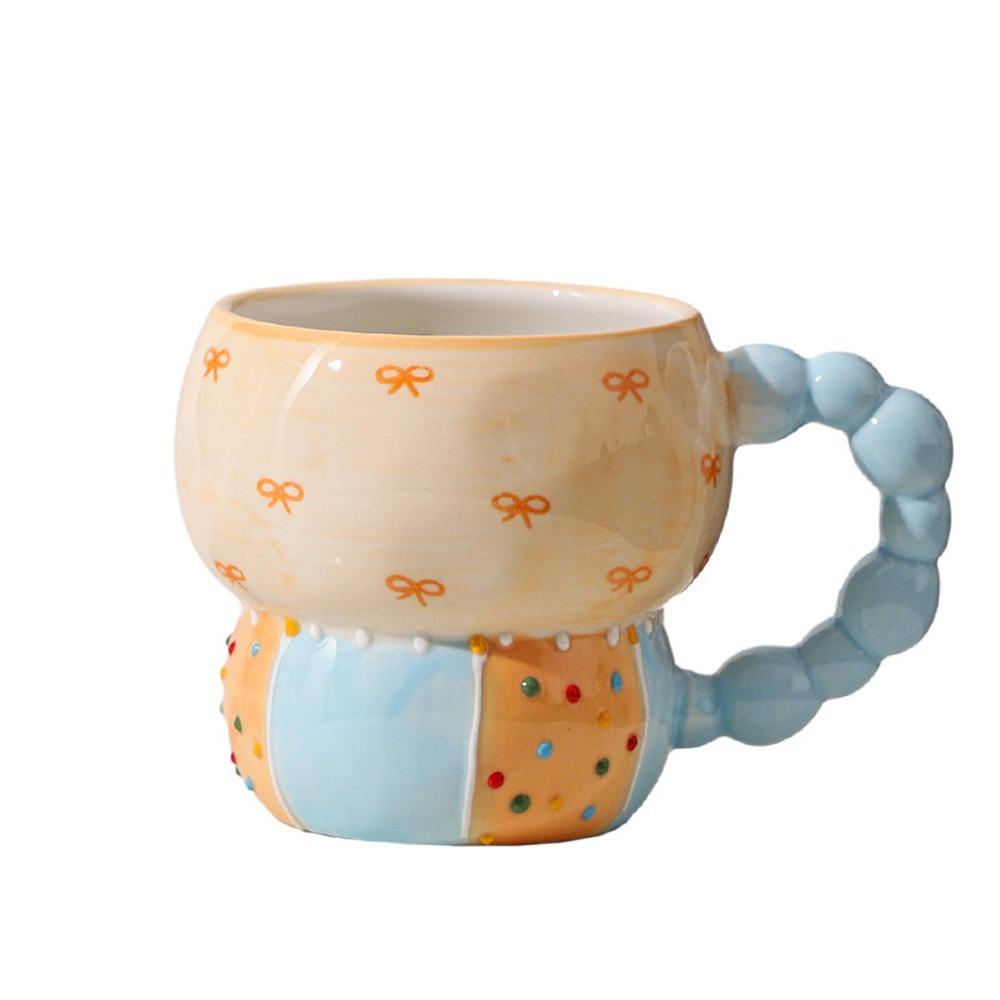 Милая керамическая чашка для завтрака, форма тыквы, кофейная кружка, оригинальная чашка для воды, праздничный подарок