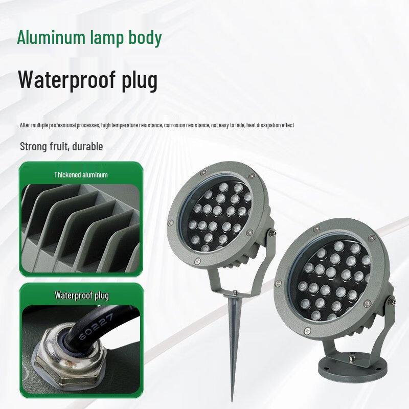 Outdoor Ground Plug-in Projector Light