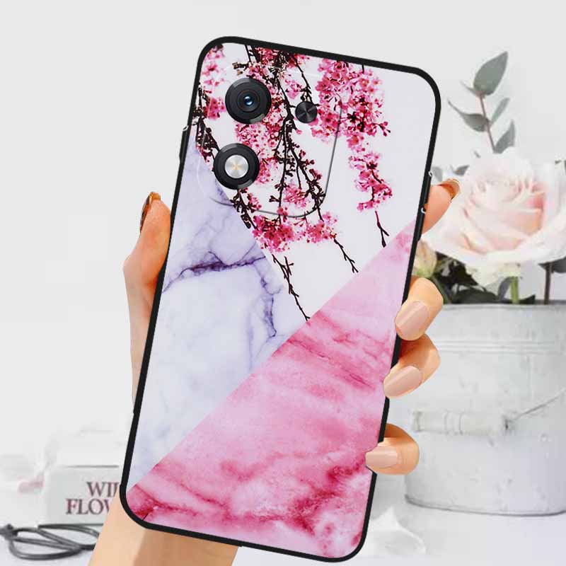 Чехол для Honor X70i 5G Роскошный Мраморный Силиконовый Мягкий Чехол для Телефона для Honor X70i 5G Защитная Задняя Крышка из ТПУ ABR-AN00 Coque Capa
