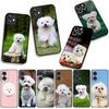 Phone Cover Bichon Frise Dog Cute Pet Casing for OPPO A54 A40 A60 A80 A18 A16 A17 A38 A78 A79 A57 A55 A96 A15 A12 Case