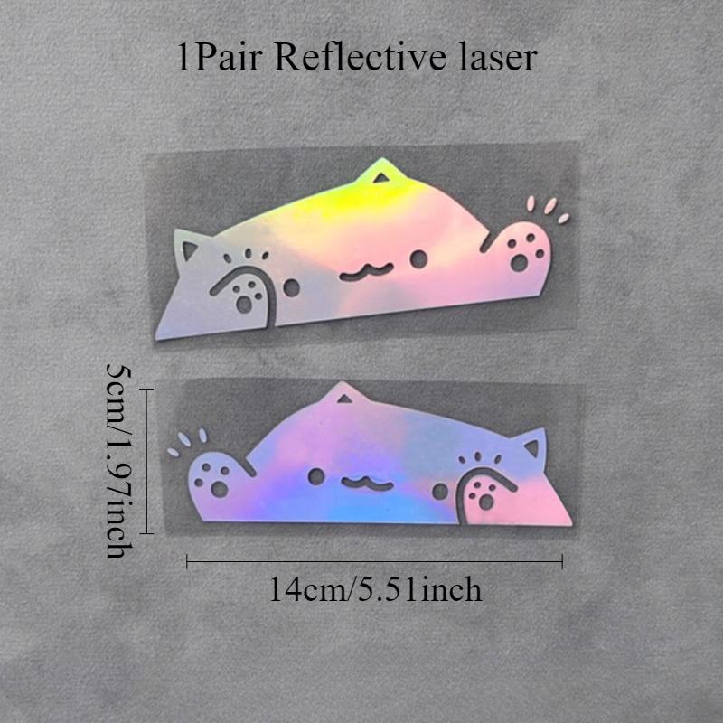 JDM Cute Cat Car Stickers Waterproof DIY Auto Window Body Bumper Trunk Funny Vinyl Decals Motorcycle Fuel Tank Decoration