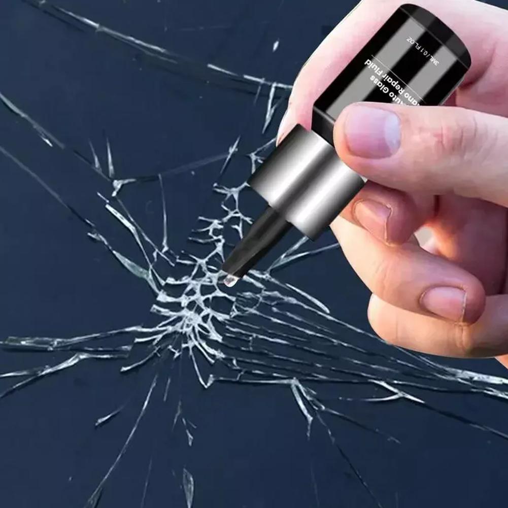 Инструмент для ремонта трещин автомобильного стекла Автомобильное лобовое стекло Нано-ремонтная жидкость Восстановление царапин и трещин лобового стекла Инструменты для ремонта автомобильных стекол