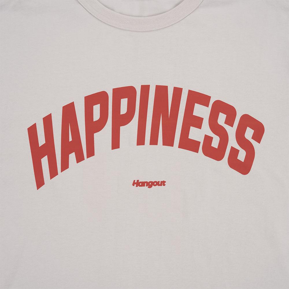HANGOUT Navy Happiness T-Shirt (Cool Gray)