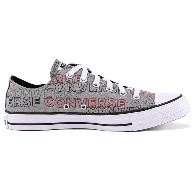 Converse Chuck Taylor All Star Повседневные Удобные Низкие Кеды из Канваса Унисекс Серые Белые 170109C