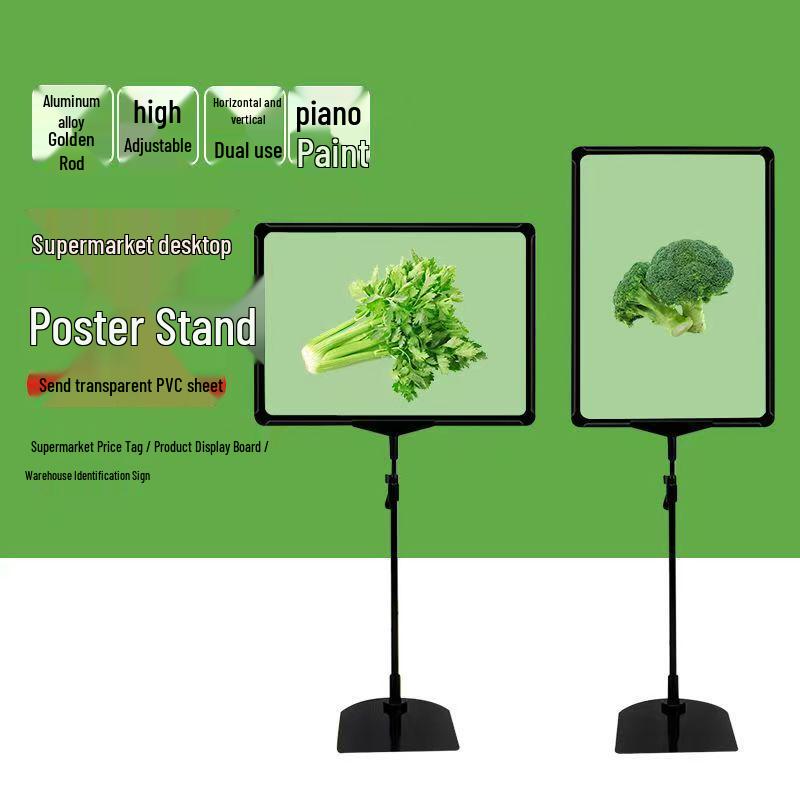 A4 Poster Frame Display Stand for Price Tags and Promotions
