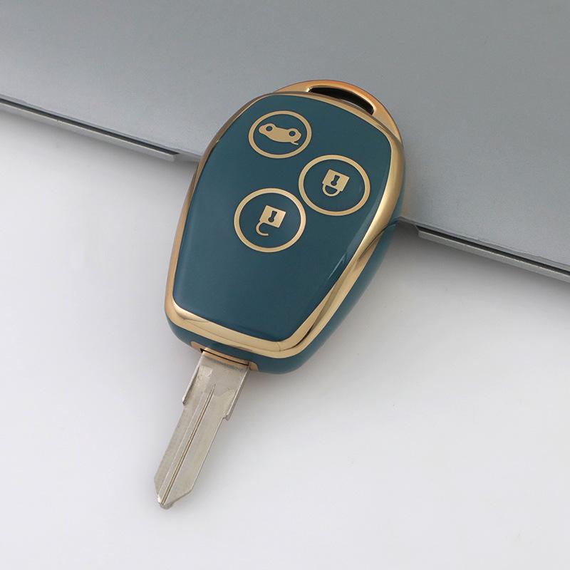 Чехол-брелок для автомобильного ключа с 2 кнопками для Renault Megane Modus Espace Laguna Duster Logan Dacia Sandero Captur Fluence Clio Kangoo Scenic