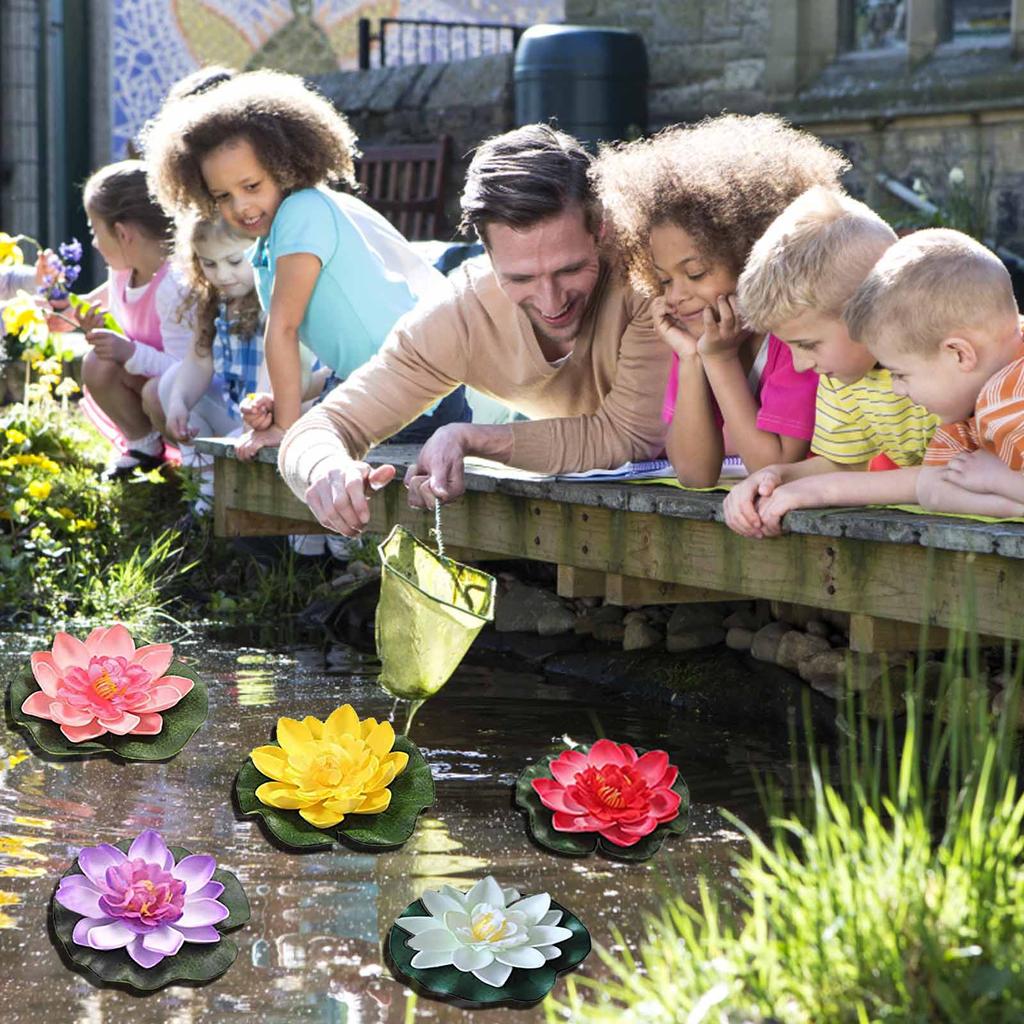 7pcFloating Flower Artificial Water L Ily Floating L Otus L Otus Water L Ily