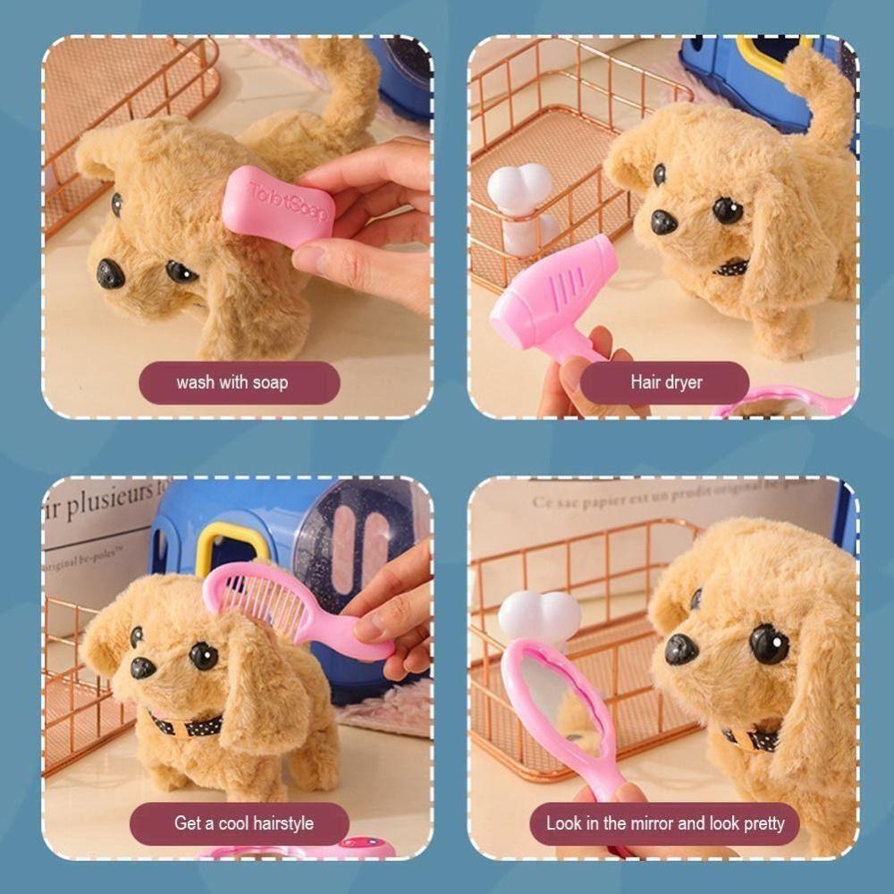 Электронные компоненты, игрушка для лающей собаки, высококачественные плюшевые подарки, обучающие игрушки-симуляторы, игрушки для щенка