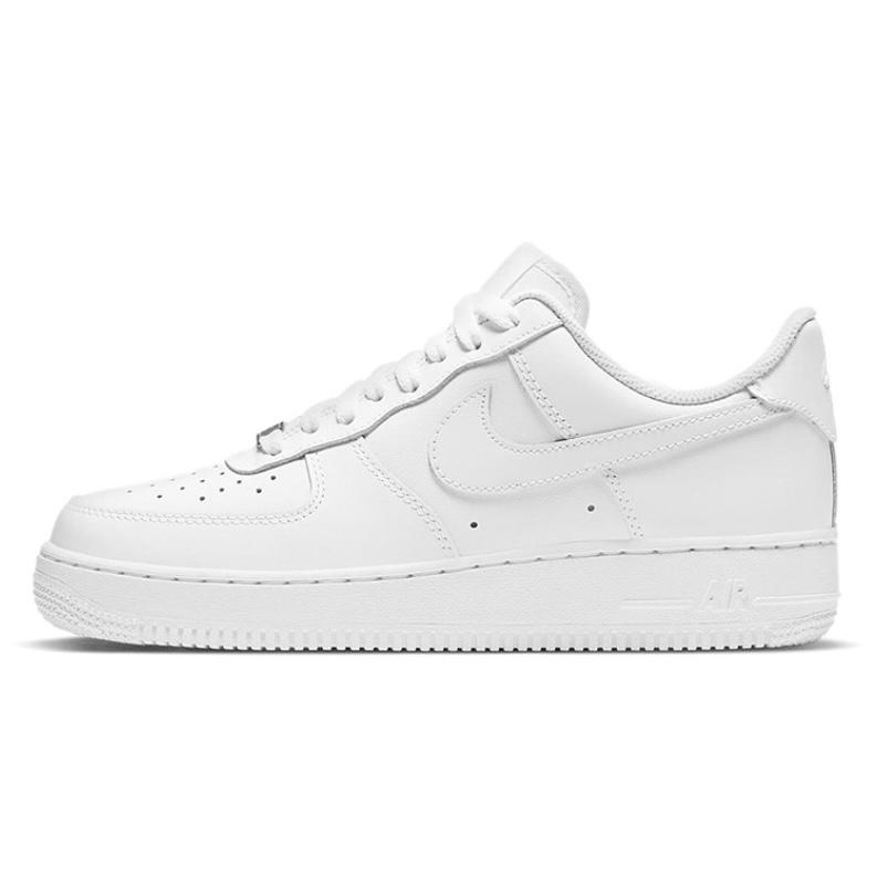 Nike Air Force 1 Heart Fluttering Slip Resistant Abrasion Resistant Low top Skateboard Shoes Women's White DD8959-100(Team686-)