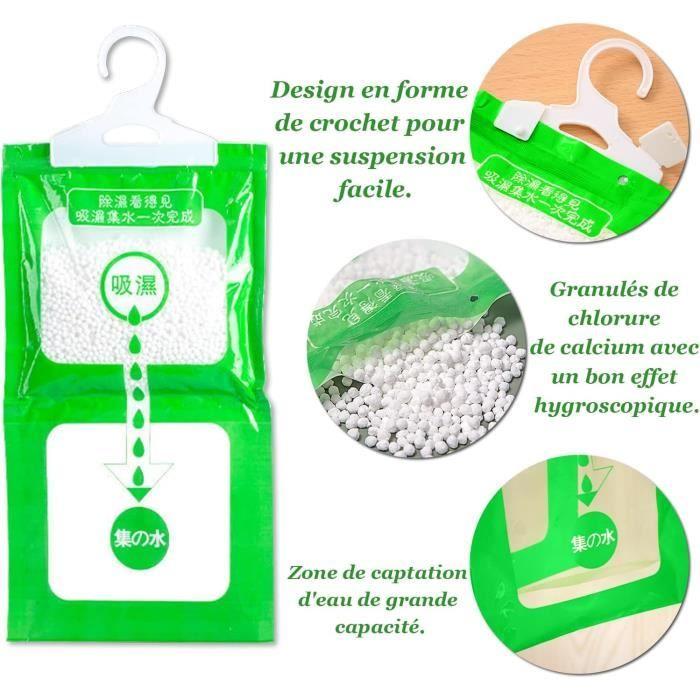 10 Pack Absorbeur D'Humidité Placard, Déshumidificateur Suspendu Anti-Moisissure Sachet Anti Humidité Pour La Cuisine-Salle D[L222]