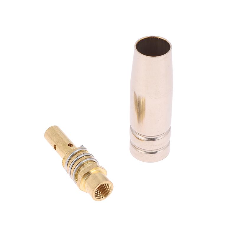 11Pcs/Set 8/9/10Mm Mig/Mag Welding Torch Guard Nozzle Contact Tip Consumables Welding Torch Holder 15Ak Soldering Tool