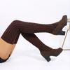 Осень и зима Новые толстые каблуки выше колена эластичные носки сапоги женская обувь модные высокие каблуки сексуальные однотонные сапоги