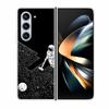 Чехол для Samsung Galaxy Fold 6 Крутое Космическое Животное Прозрачные Жесткие Чехлы для Телефона для Galaxy Z Fold6 5G 2024 Задняя Крышка Zfold6 Чехлы Capa