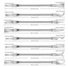 5/8 шт. Тонкое лезвие для ремонта микросхем PCB, нож для ремонта материнских плат, инструмент для удаления процессоров, нож для обслуживания BGA, удаление клея, ремонт ячеек ПК