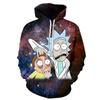 Rick And Morty 3d Print Womenmen Pullover Hoodie Sweatshirt Jumper Tops