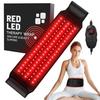 Red Light Therapy for Body 5 Light Levels Infrared Heat Therapy Belt Wrap for Back Waist Muscle Pain Relief 660nm 850nm Led Beads Device with Timer