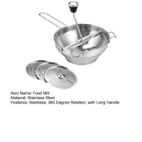 Stainless Steel Potato Grinding Mill Stable Structure Safe 3 Milling Plate Blender