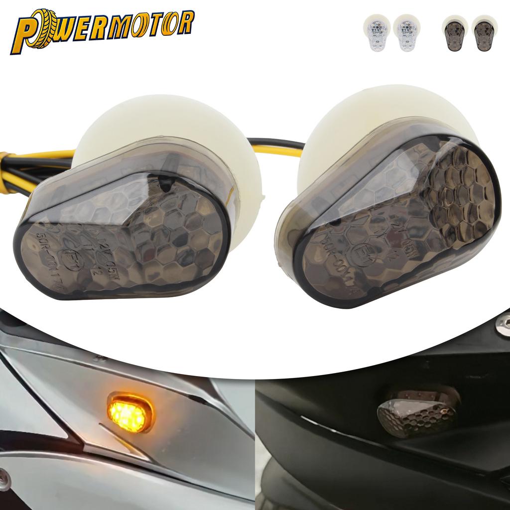 Светодиодный указатель поворота для мотоцикла Yamaha FZ09 FZ1 FZ6 FZ6R FZ8 TMAX YZF R1 R6 R6S Спортивный байк Индикатор Мигающий свет Боковой фонарь