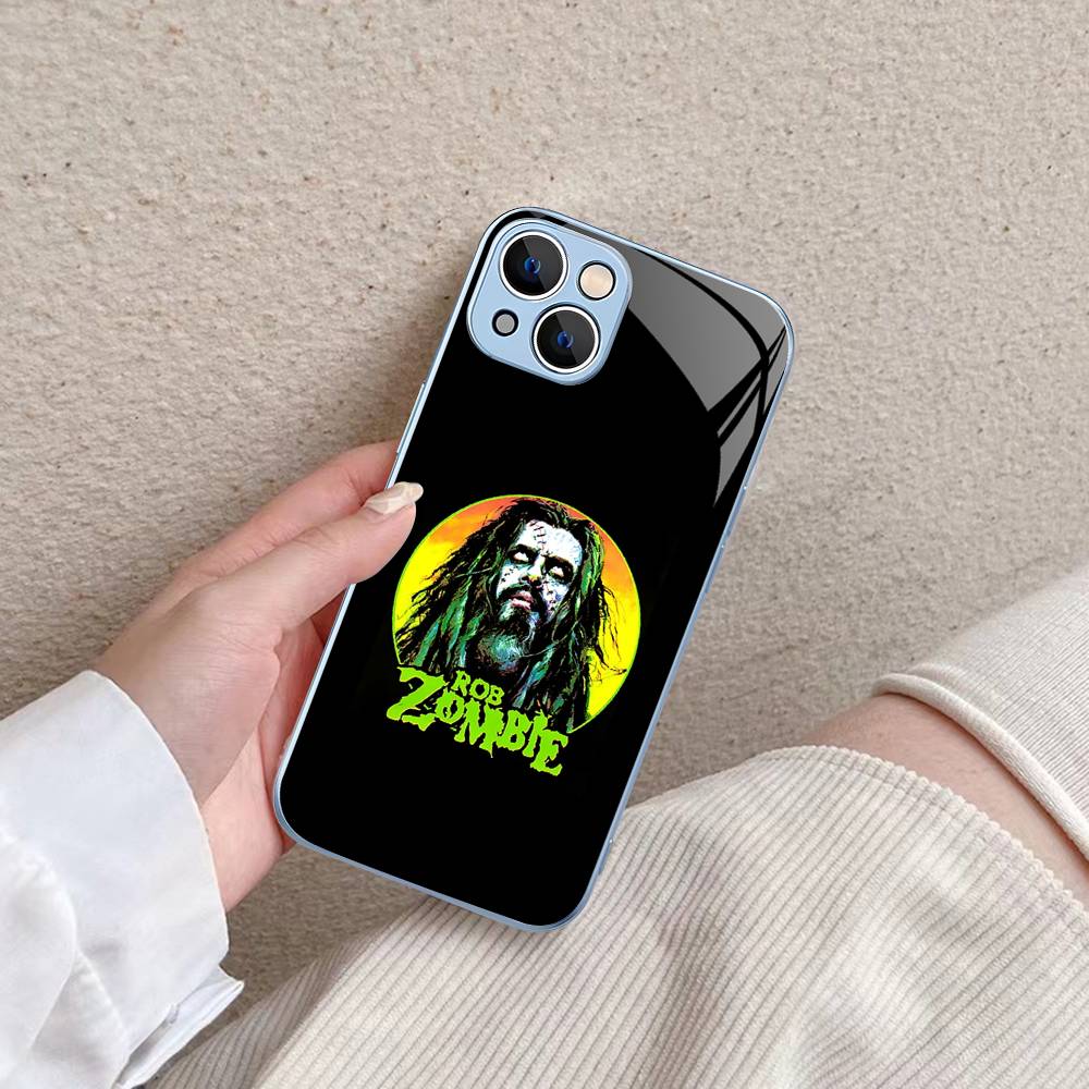 Ретро Певец R-Роб Z-Зомби Для IPhone 14 13 12 Mini 11 Pro XS Max X XR 14 Plus Закаленное Стекло Чехол