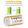 Аккумуляторная батарея KEPTU 3500 мАч 1.2VC Ni-MH с низким саморазрядом для бытового фонарика водонагревателя игрушки