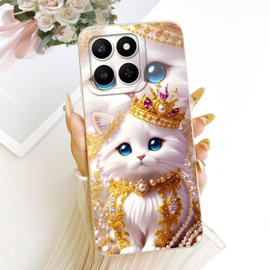Чехол для Honor 400 Smart 5G LGN-NX1 Милый Забавный Мультяшный Чехол Ударопрочный Чехол для Телефона Для Honor X7d 4G HonorX7d 5G Мягкие Fundas Сумки