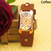 Color Digital Rectangle Watch Women Bracelet Watches Female Quartz Watch Student Leisure Watch