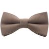 [Bowties.jp] Светло-коричневый однотонный галстук-бабочка, удобный в носке, тип bd413