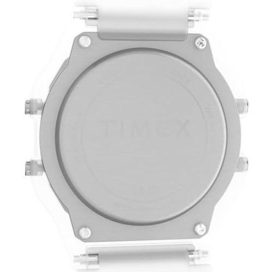 Часы TIMEX T80 Кварцевые Водонепроницаемость 30M Акриловое Прозрачный Циферблат TW2Y36400 Унисекс