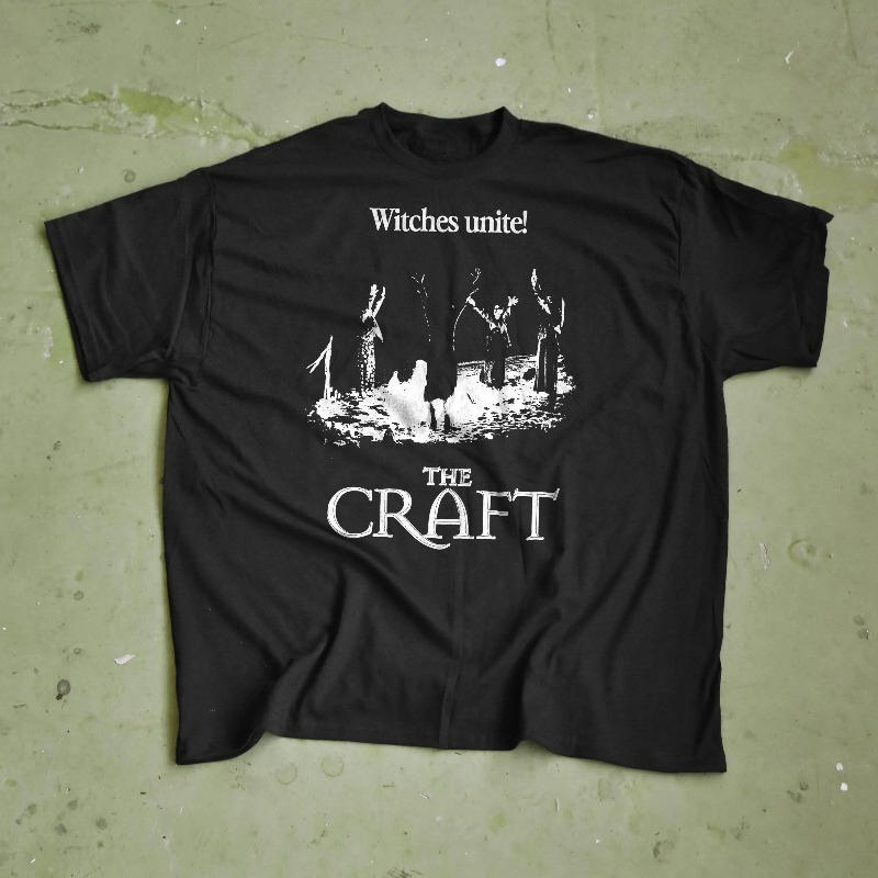 The Craft Movie T-Shirt 90s Witch Cult Film Tee All-season casual comfortable base layer T-shirt, unisex.