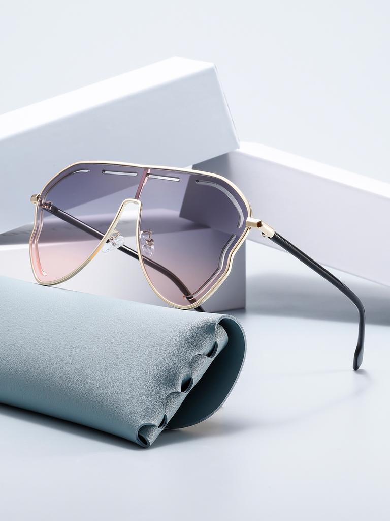 Цельные полые солнцезащитные очки Солнцезащитные очки Модные солнцезащитные очки для женщин