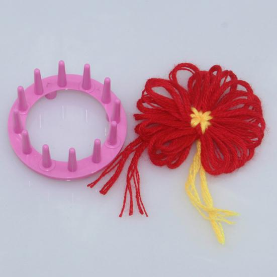 Useful Wide Application Easy To Use Flower Loom Square Weaving Home Supply