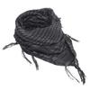 Unisex Scarf Cotton Shawl with Tassels Plaid Pattern Keffiyeh Scarf for Winter Work Street Wear