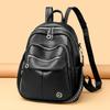Модный рюкзак, новый стиль, универсальный рюкзак, модная мягкая кожаная женская дорожная сумка большой вместимости