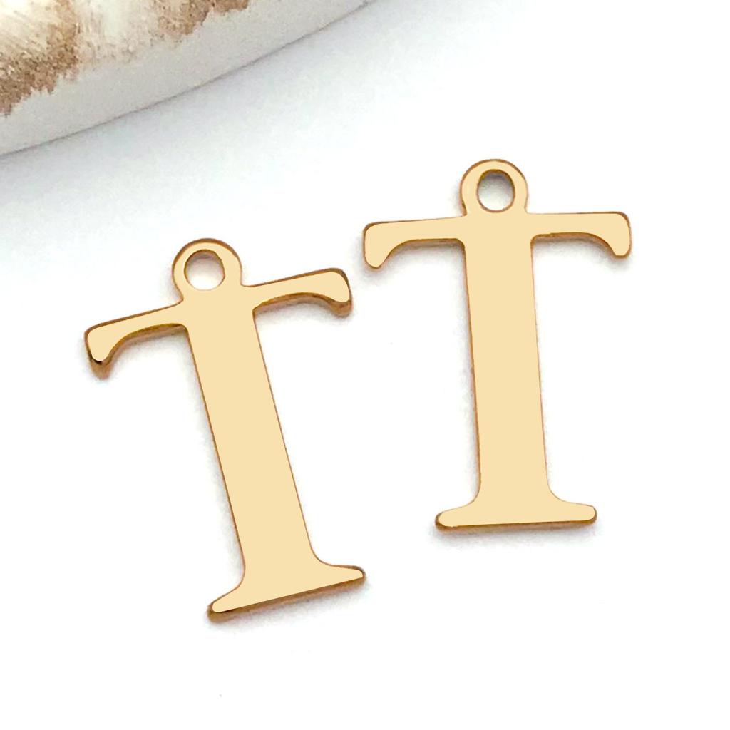 Подвески с буквами алфавита из нержавеющей стали, ювелирные аксессуары для самостоятельного изготовления ожерелий, браслетов и серег