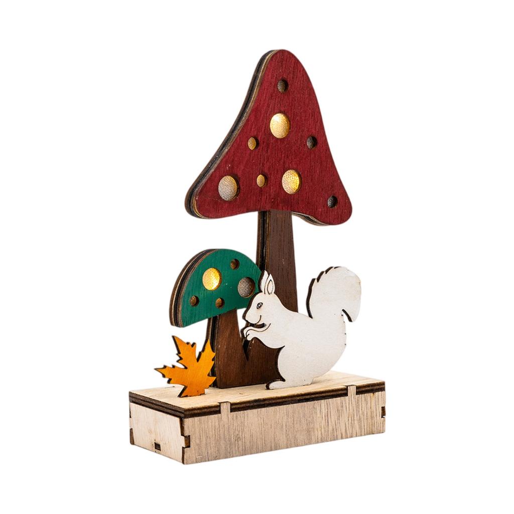 Creative Thanksgiving Forest Garden Atmosphere Desktop Decoration Wooden Festival Home Decoration Ornaments
