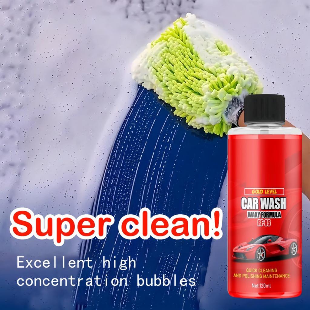 Concentrated High Foaming Car Wash Solution For Beauty, Stain Removal, Polishing, Waxing, And Automotive Beauty Products 120ml