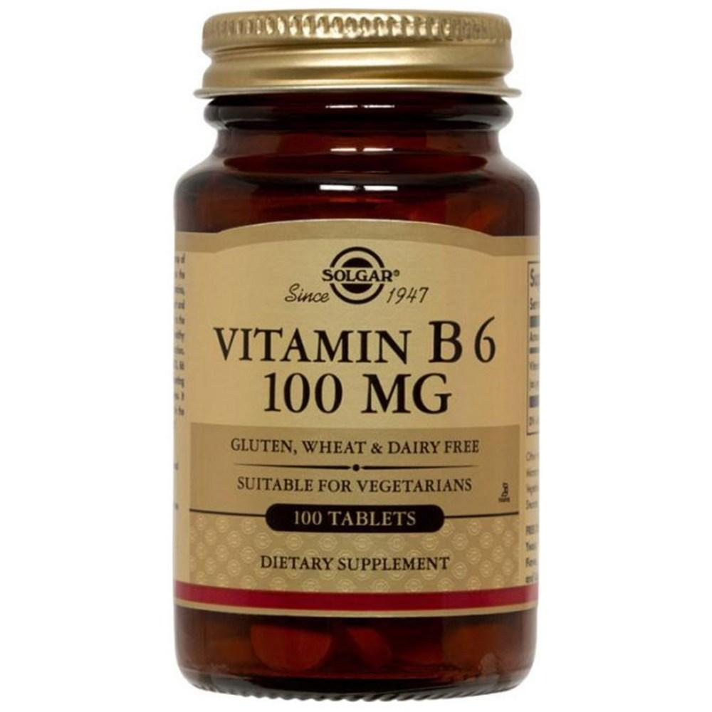 Solgar Vitamin B6 100mg Tablets 100 Tablets 1 pcs