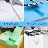 Air Cool Hot Knife Foam Cutter Tool Machine Slotting Groove Styrofoam Polystyrene Fabric Rope Cutter Electric Heating Hot Knife