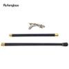 White Golden Leopard with Tail Fashion Walking Stick for Party Decorative Walking Cane Elegant Crosier Knob Walking Stick 93cm