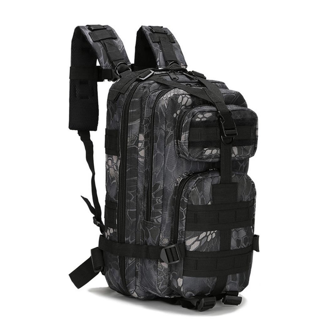 30L  Bag Outdoor Sports Mountaineering Bag Oxford Waterproof Camouflage 3p Backpack for Camping Travel 11 Color