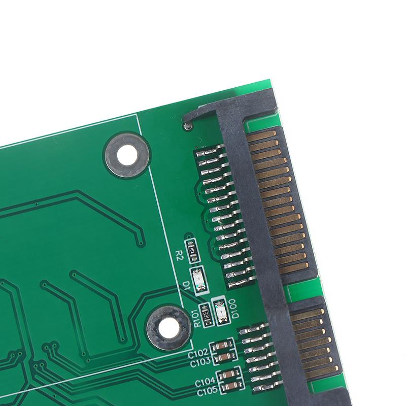 Адаптер-карта 1,8 дюйма 40-контактный Zif/Ce для SSD/HDD жесткого диска на 22-контактный SATA-накопитель, плата-конвертер