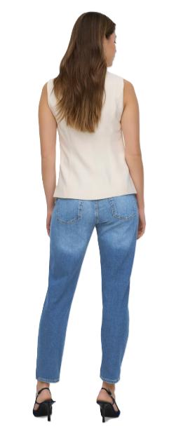 Only - Women' Jeans - Onlveneda Hw Mom Jeans Dnm Az6433 15361602 Medium Blue Denim /32